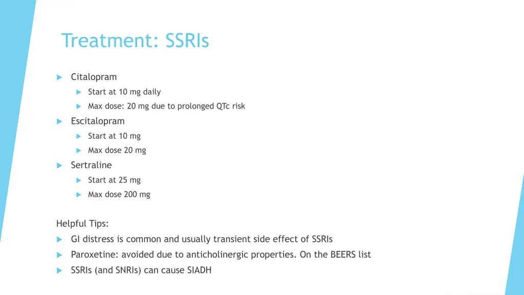 treatment ssris