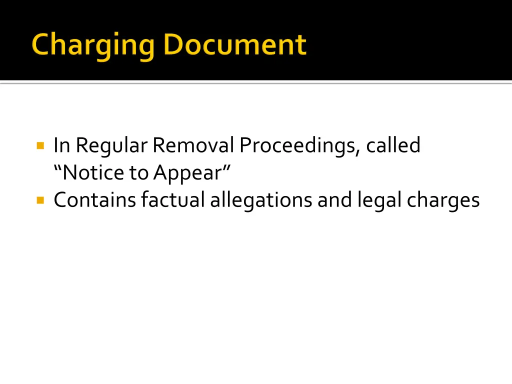 in regular removal proceedings called notice