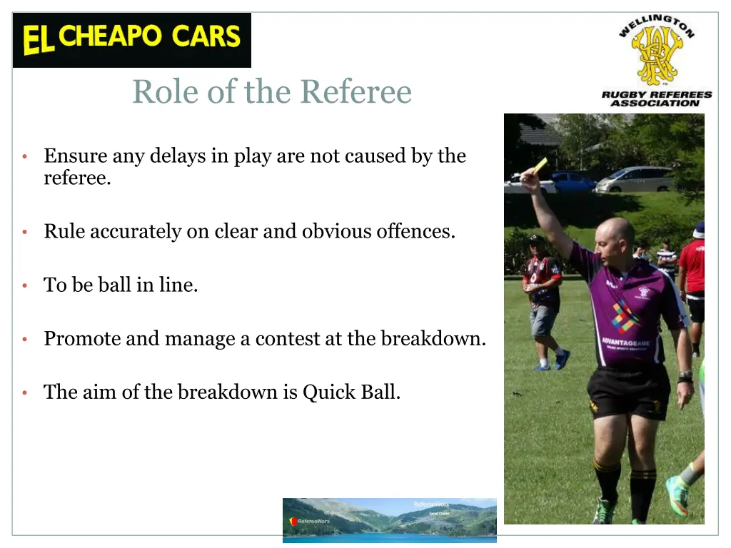 role of the referee