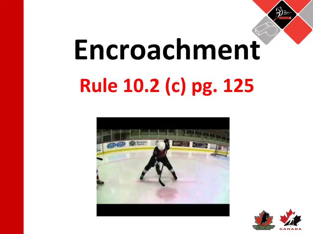 encroachment rule 10 2 c pg 125