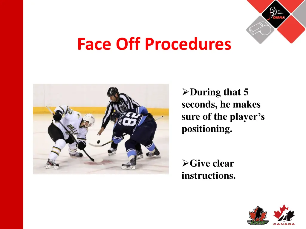 face off procedures 2