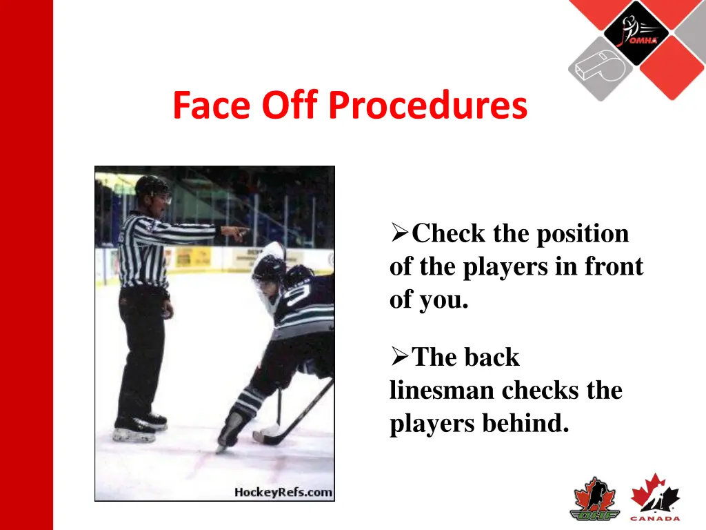 face off procedures 3