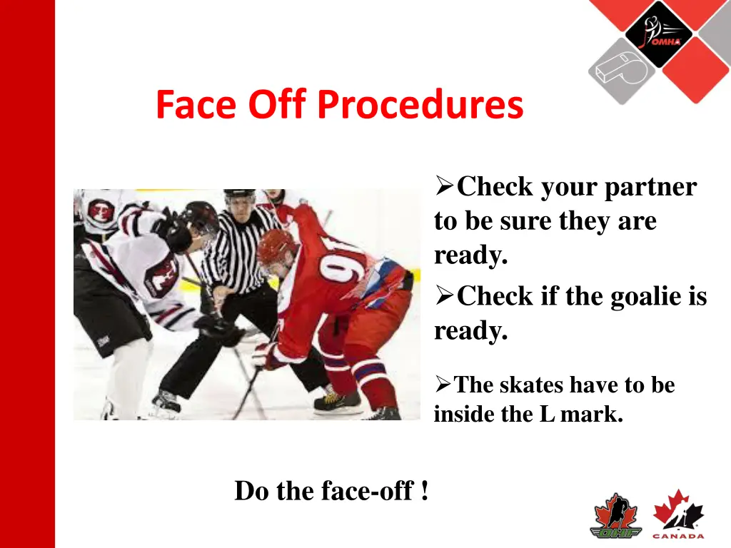 face off procedures 4