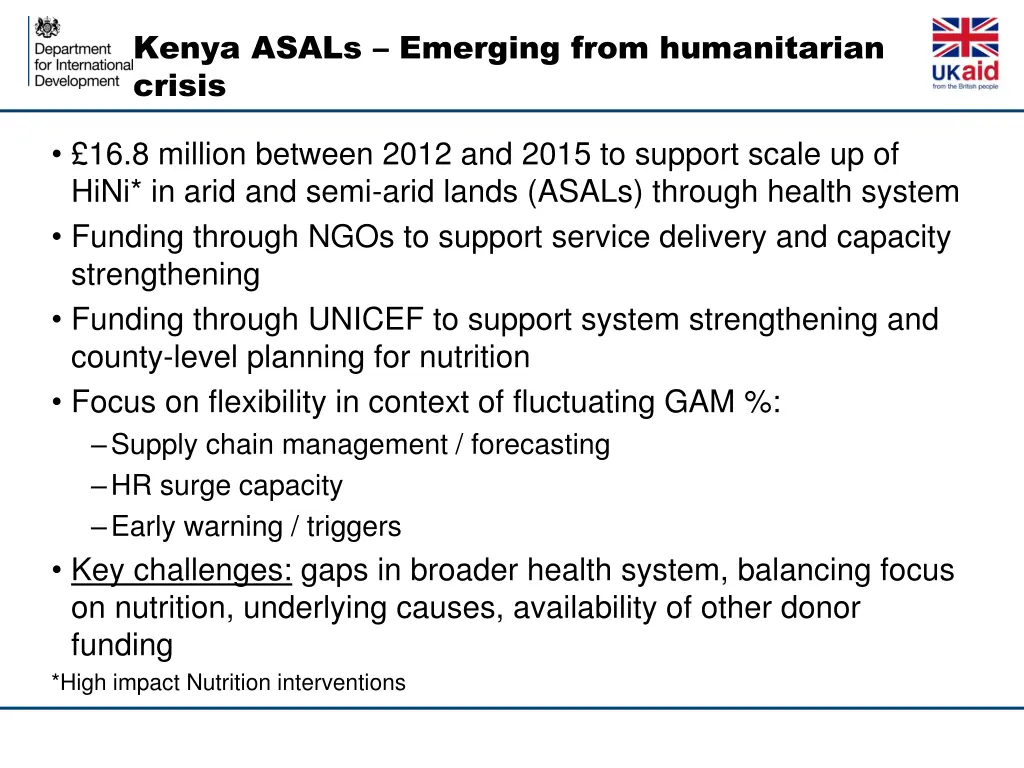 kenya asals emerging from humanitarian crisis