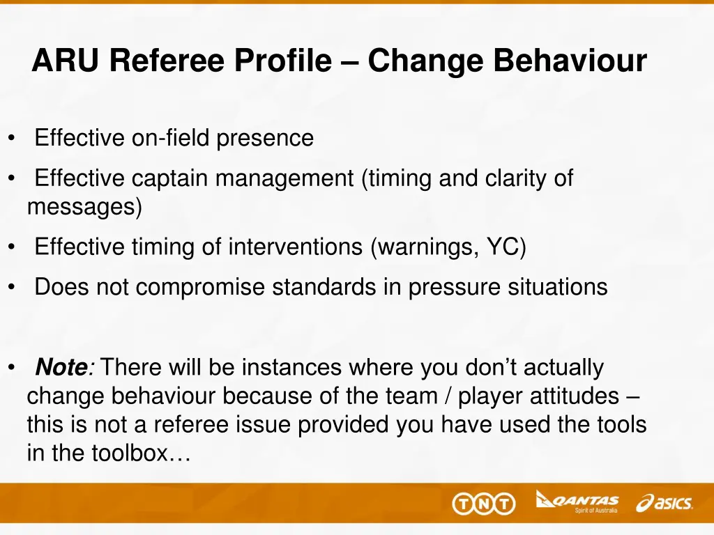 aru referee profile change behaviour