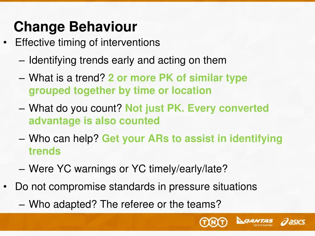 change behaviour effective timing of interventions