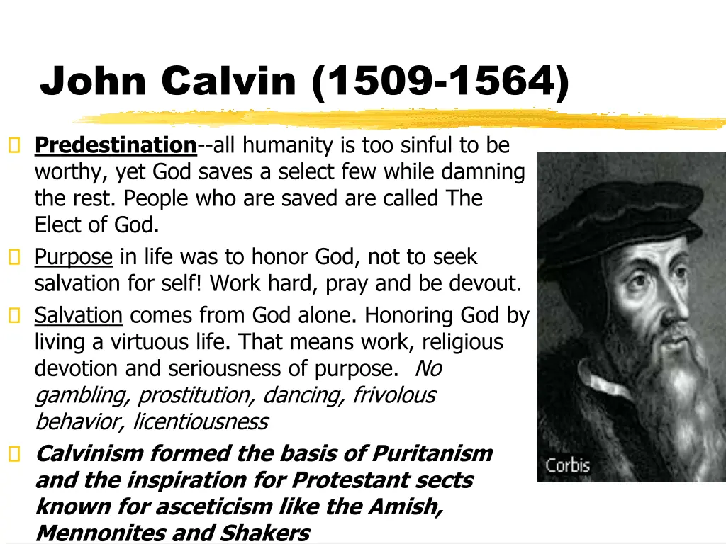 john calvin 1509 1564