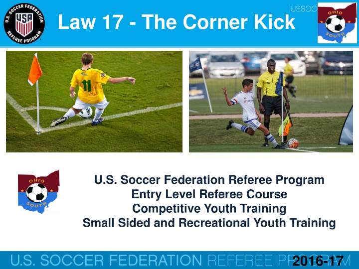 law 17 the corner kick