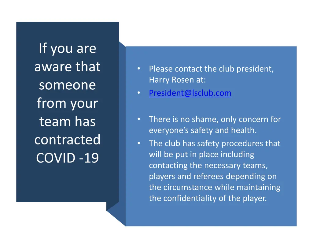 if you are aware that someone from your team