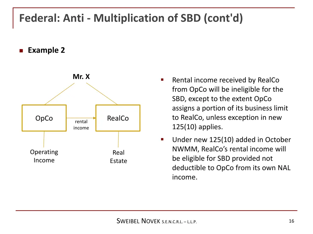 federal anti multiplication of sbd cont d 3