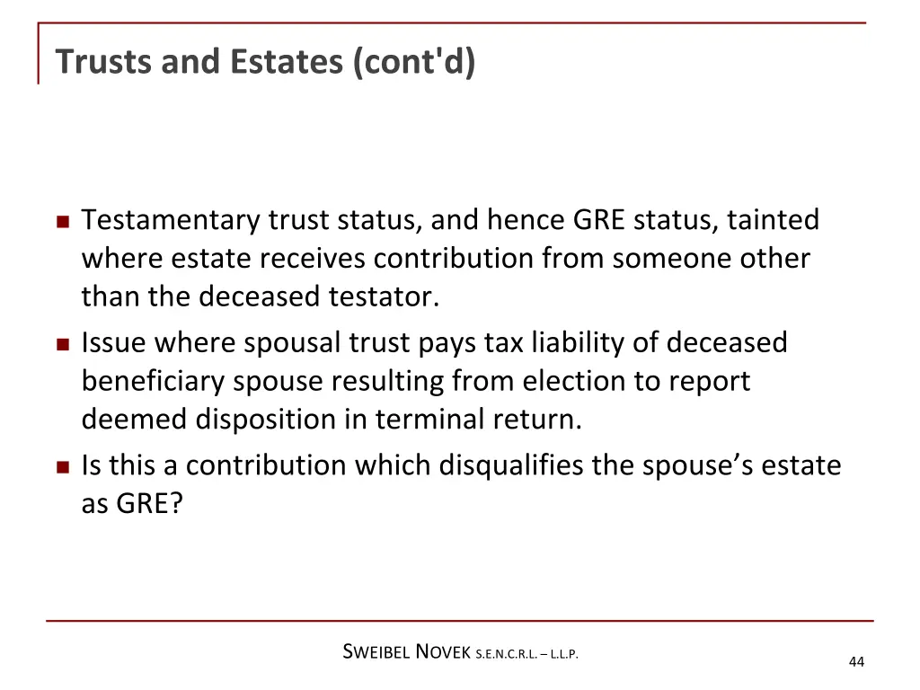 trusts and estates cont d 11