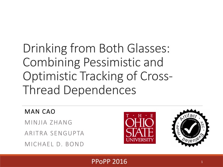 drinking from both glasses combining pessimistic