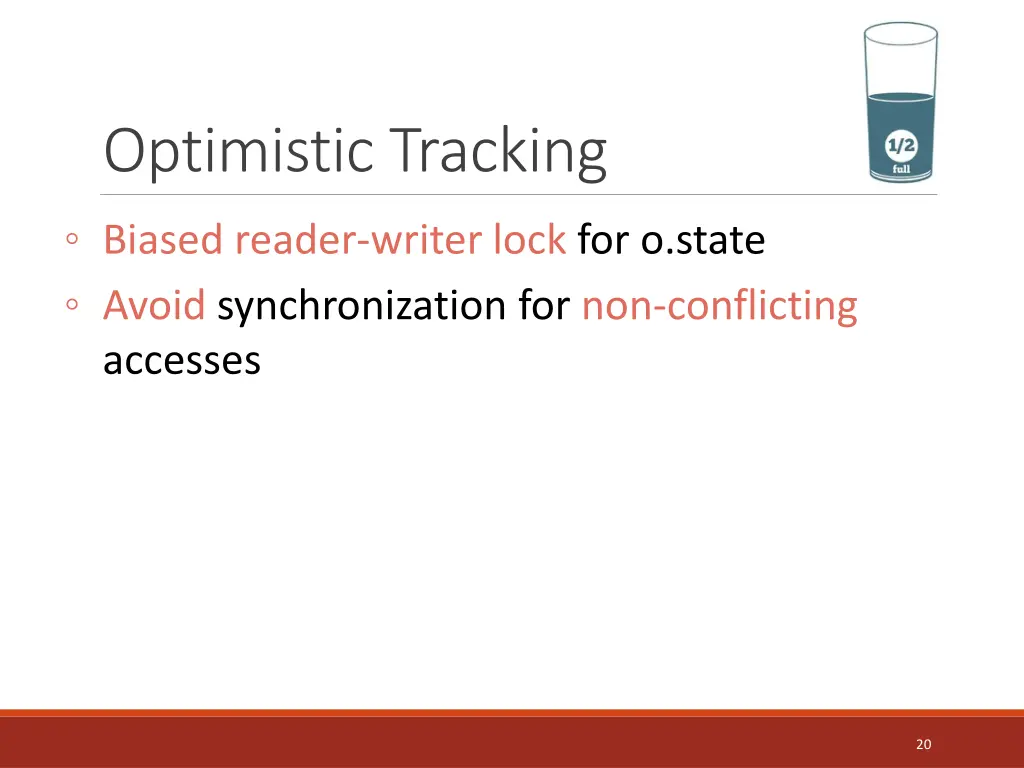 optimistic tracking 1