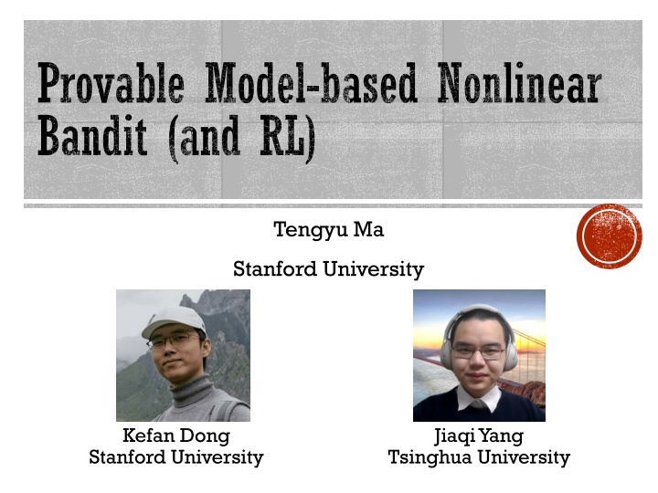 provable model based nonlinear bandit and rl