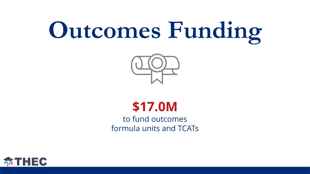 outcomes funding