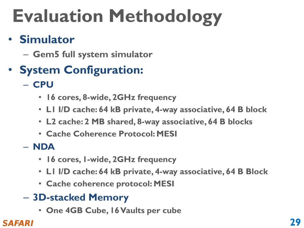 evaluation methodology