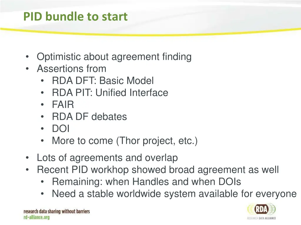 pid bundle to start