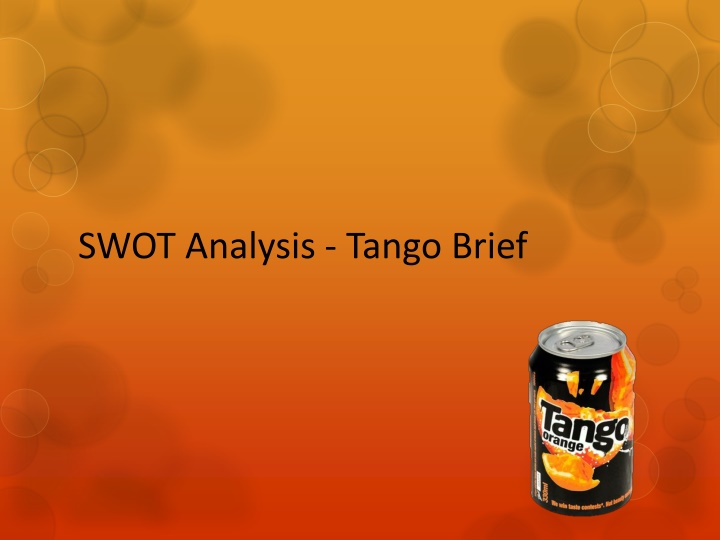 swot analysis tango brief