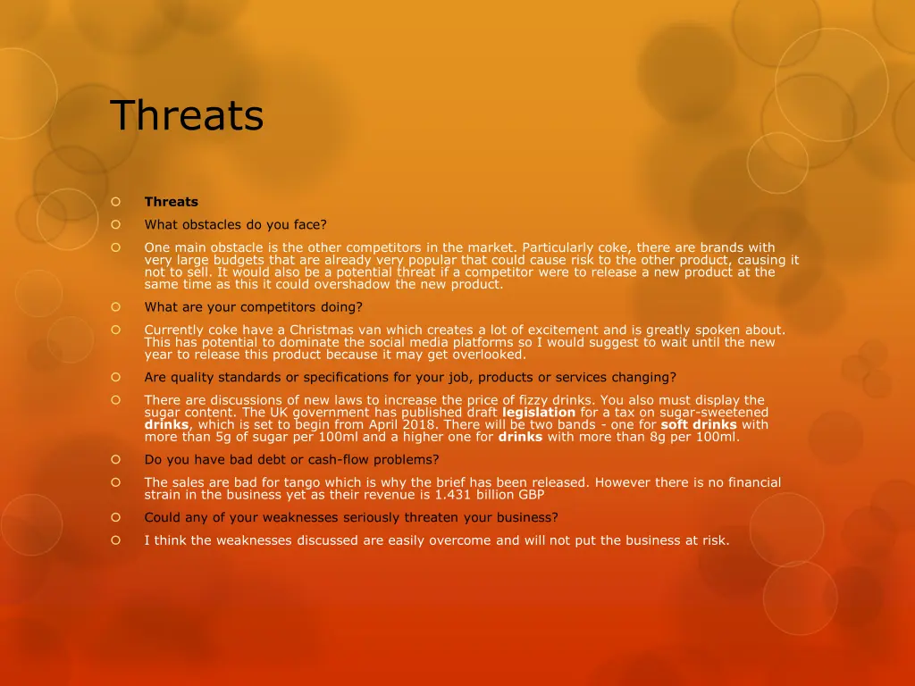 threats