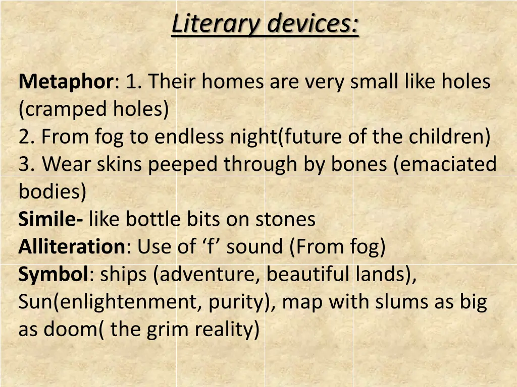 literary devices