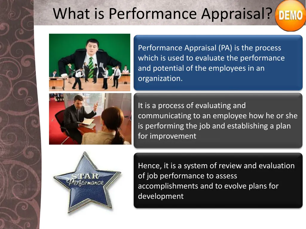 what is performance appraisal