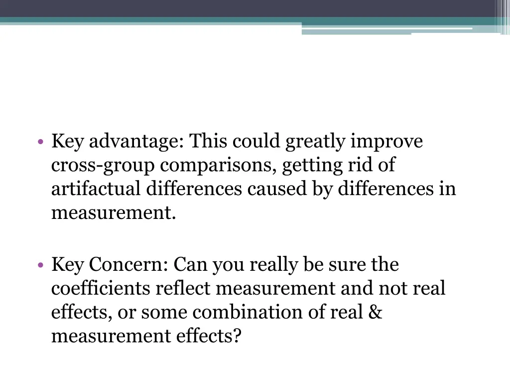 key advantage this could greatly improve cross