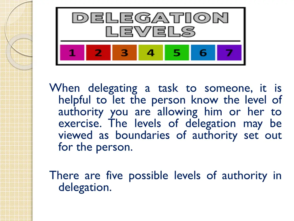 when delegating a task to someone it is helpful