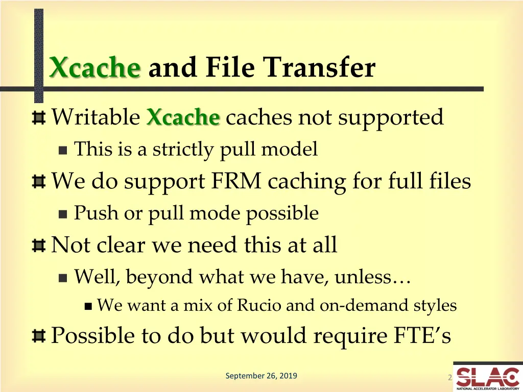 xcache and file transfer