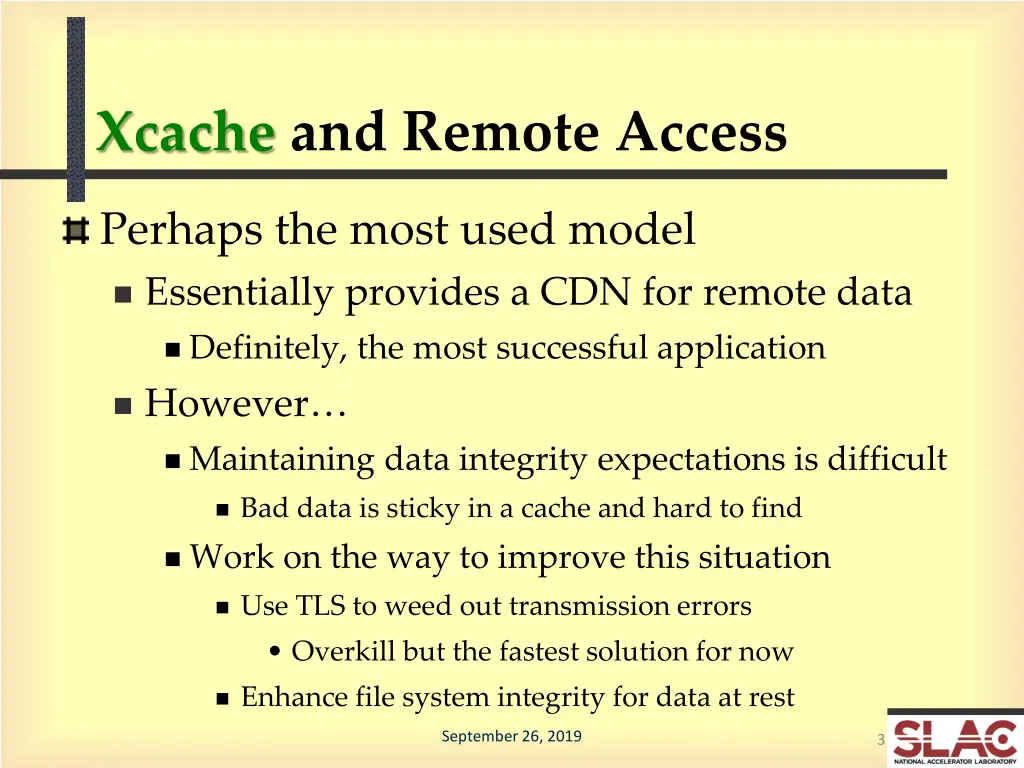 xcache and remote access