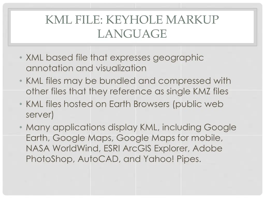 kml file keyhole markup language