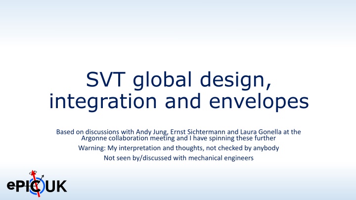 svt global design integration and envelopes