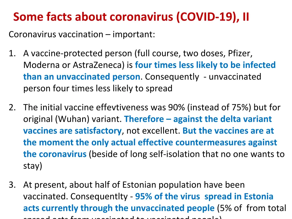 some facts about coronavirus covid 19 ii