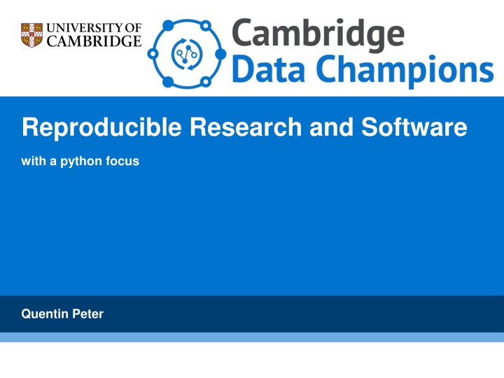 reproducible research and software