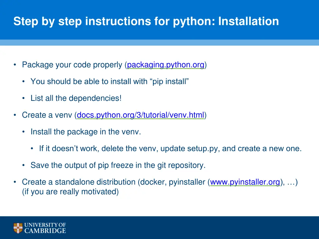 step by step instructions for python installation