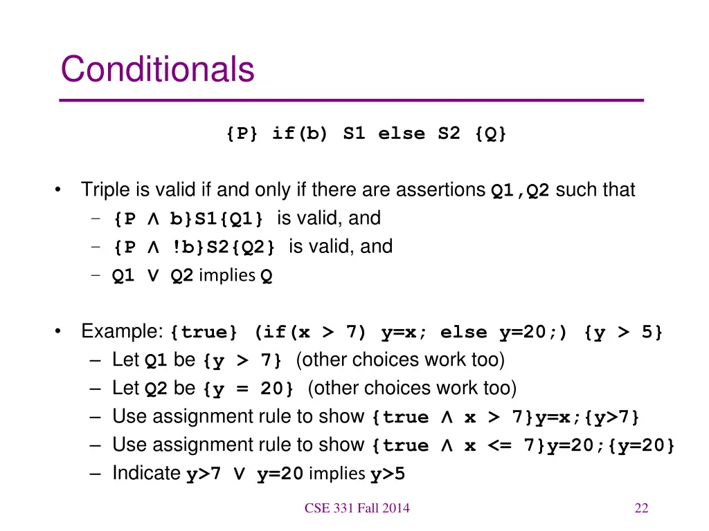 conditionals 1