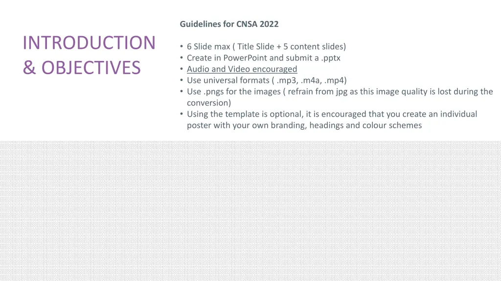 guidelines for cnsa 2022