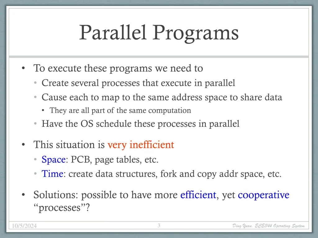 parallel programs