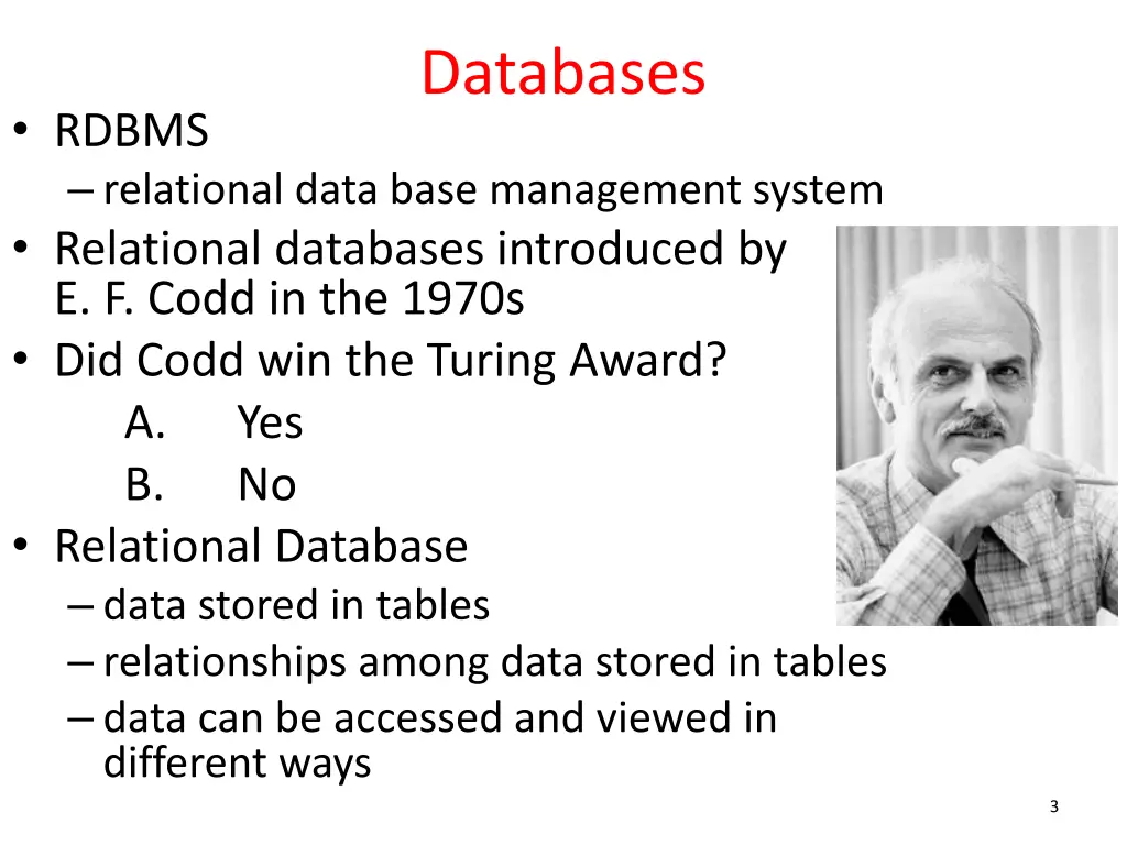 databases