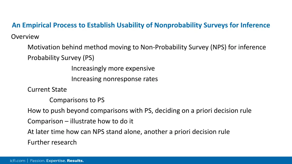 an empirical process to establish usability