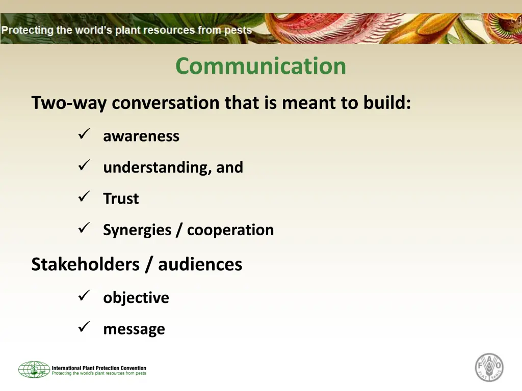 communication