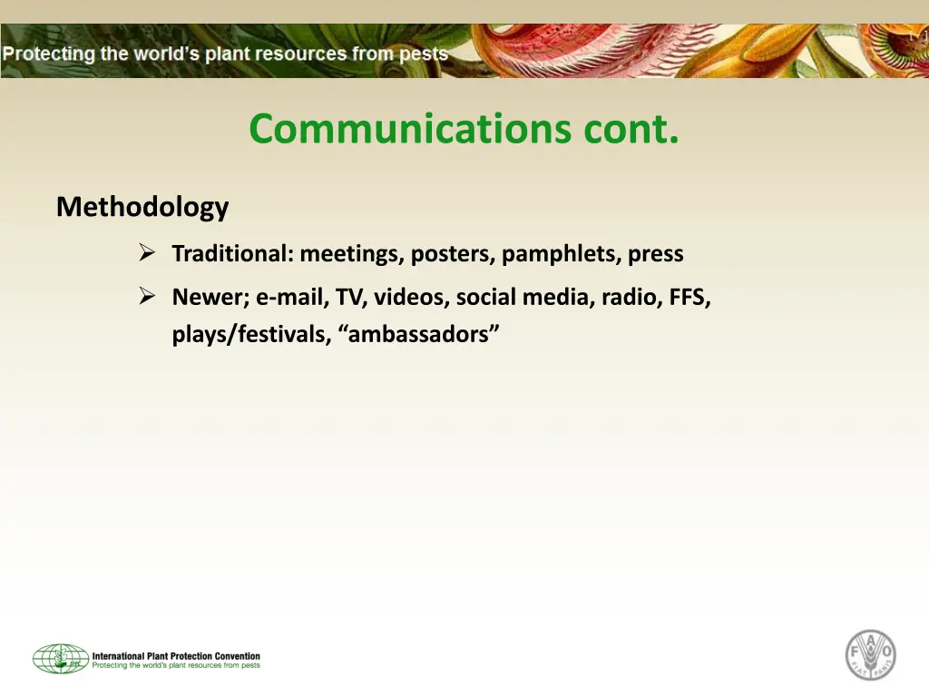 communications cont