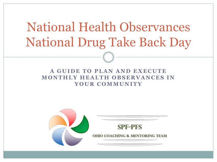 national health observances national drug take