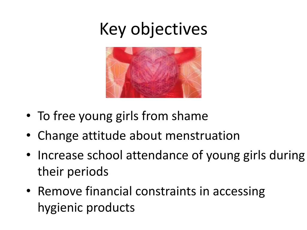 key objectives