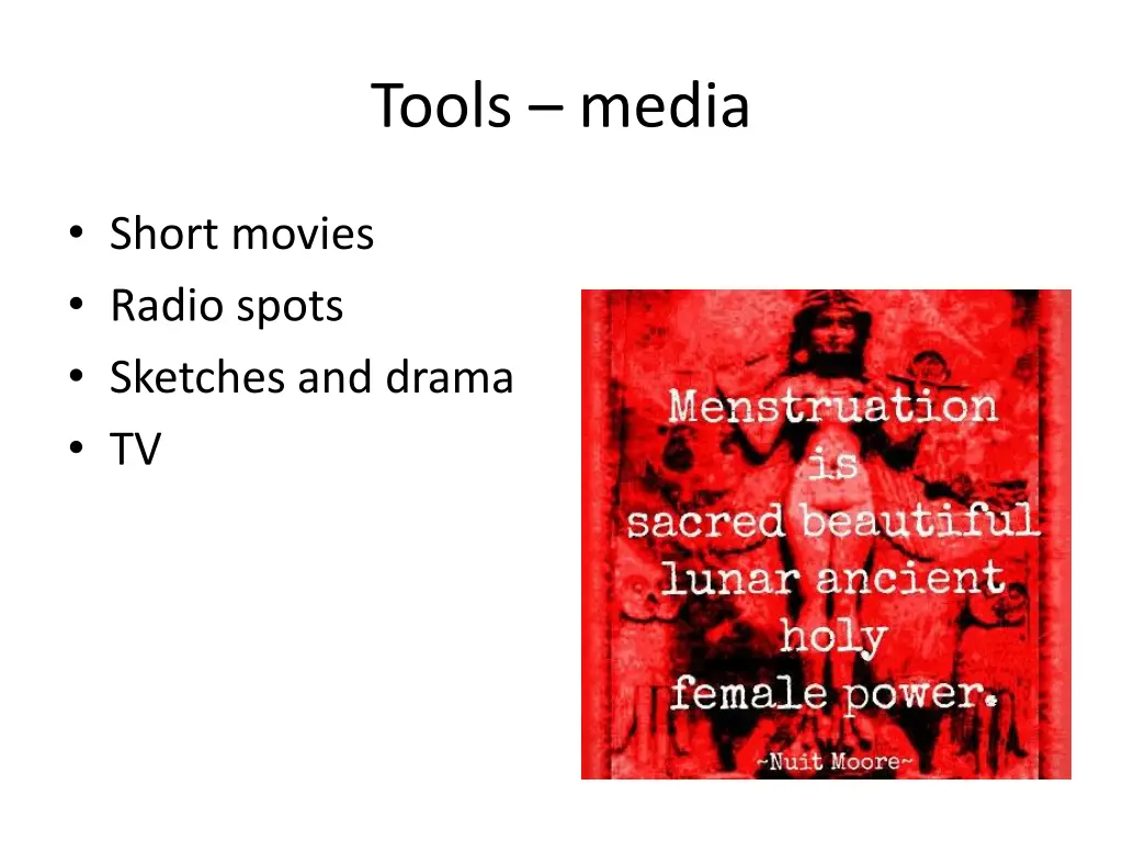 tools media