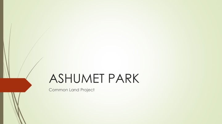 ashumet park common land project