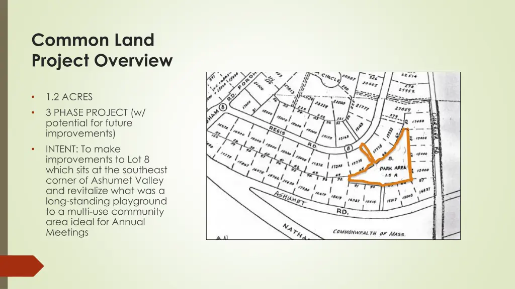 common land project overview