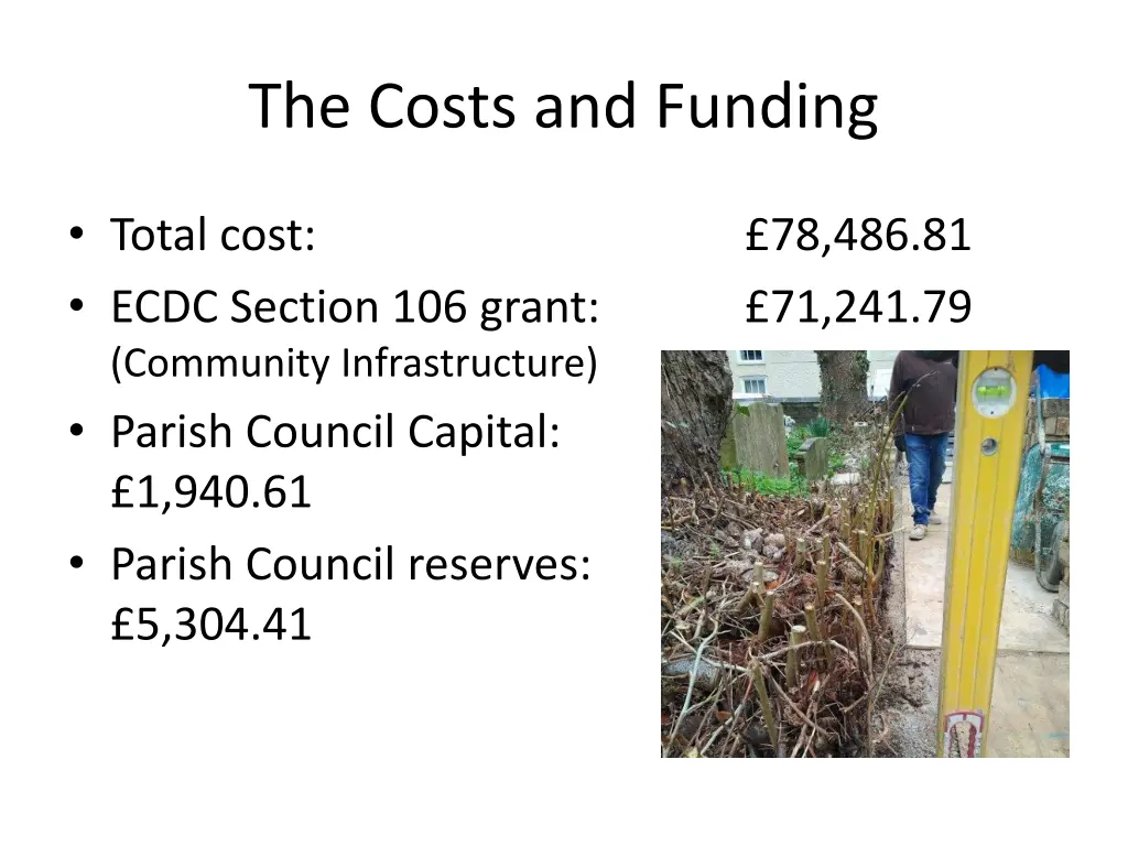 the costs and funding