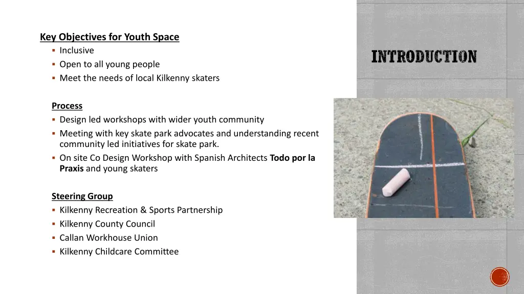 key objectives for youth space inclusive open