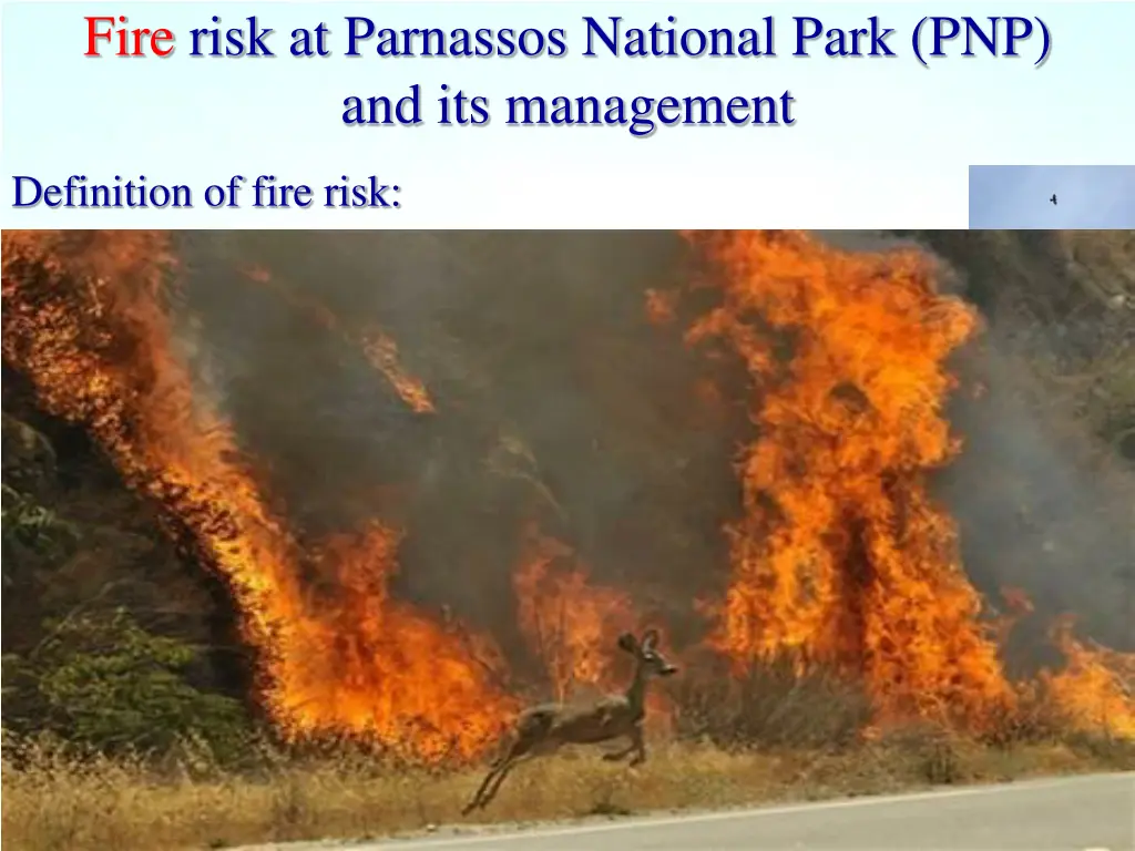 fire risk at parnassos national park