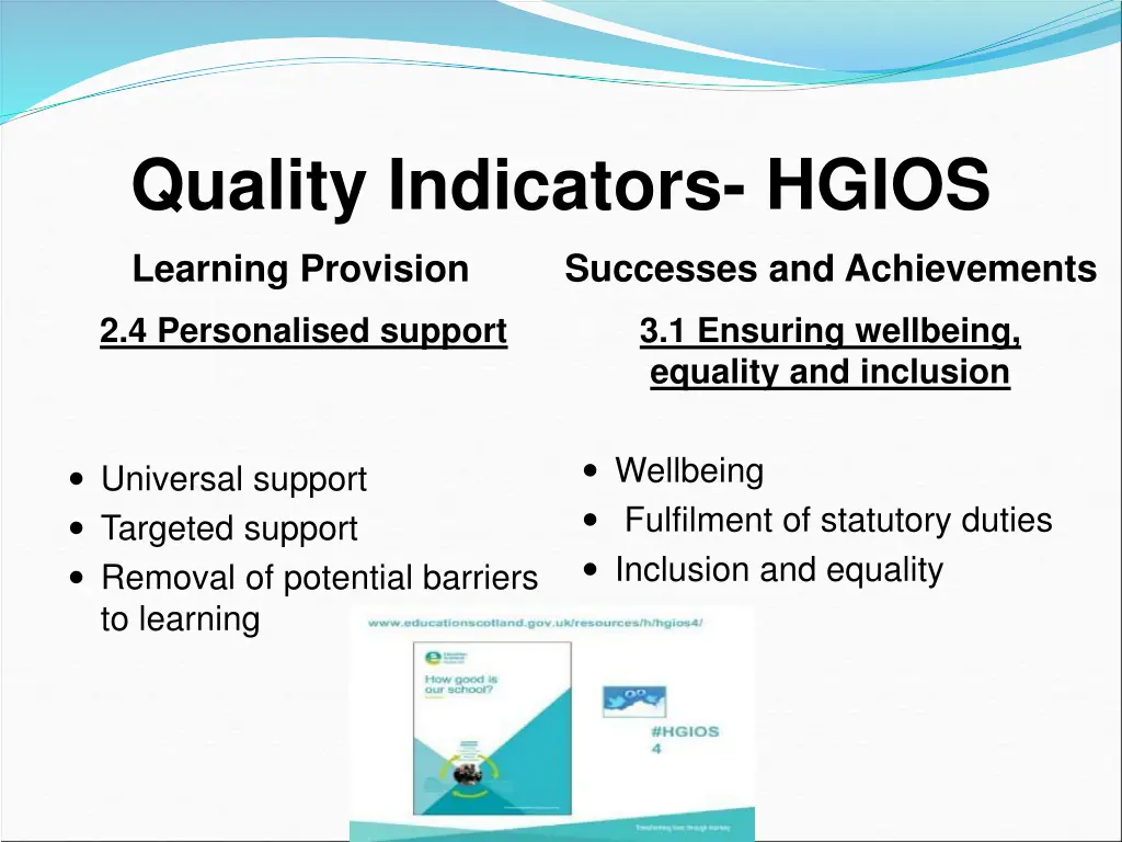 quality indicators hgios